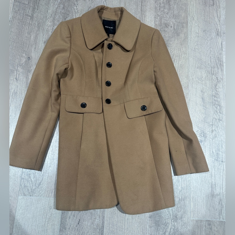 mac & jac Camel Pea Coat